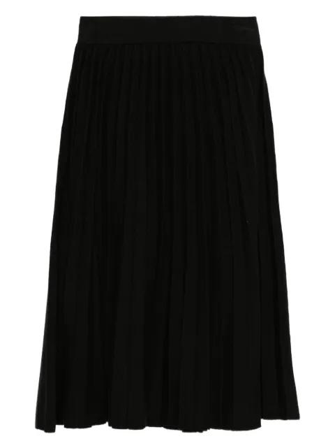 pleated midi skirt by BLUGIRL