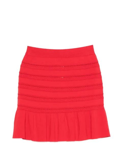 pointelle-knit ruffled skirt by BLUGIRL