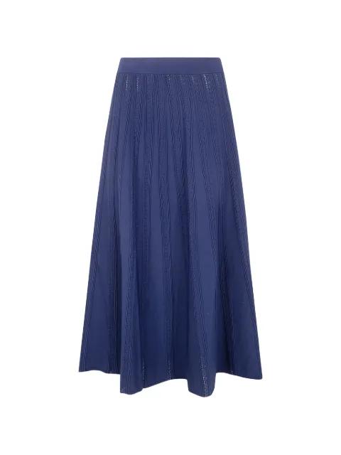 ribbed-knit midi skirt by BLUGIRL