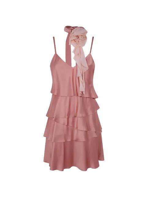 tie-detail mini dress by BLUGIRL