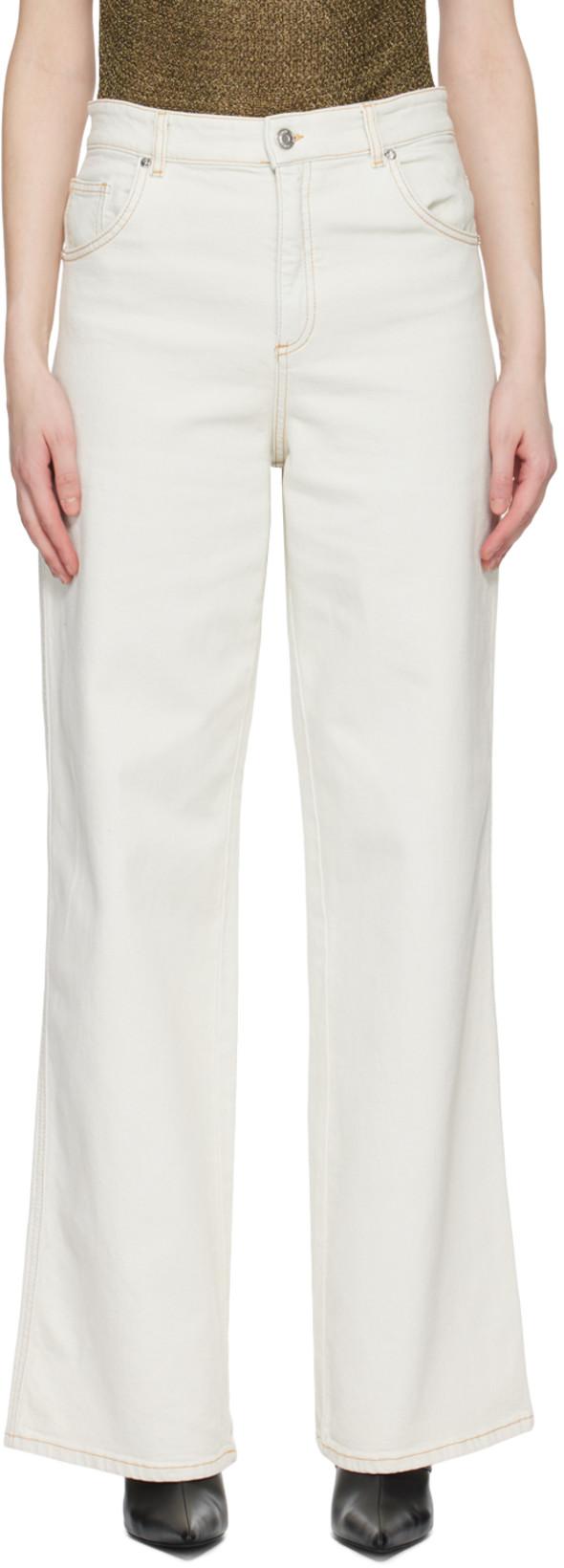 Off-White Boyfriend Jeans by BLUMARINE