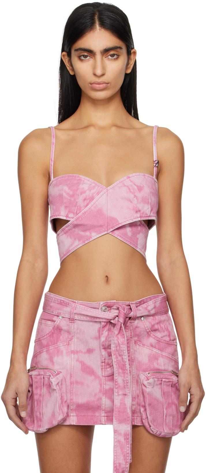 Pink Denim Camisole by BLUMARINE