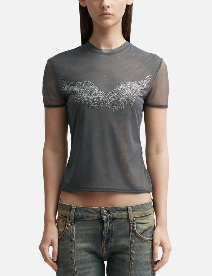 TULLE WING FRONT TOP by BLUMARINE