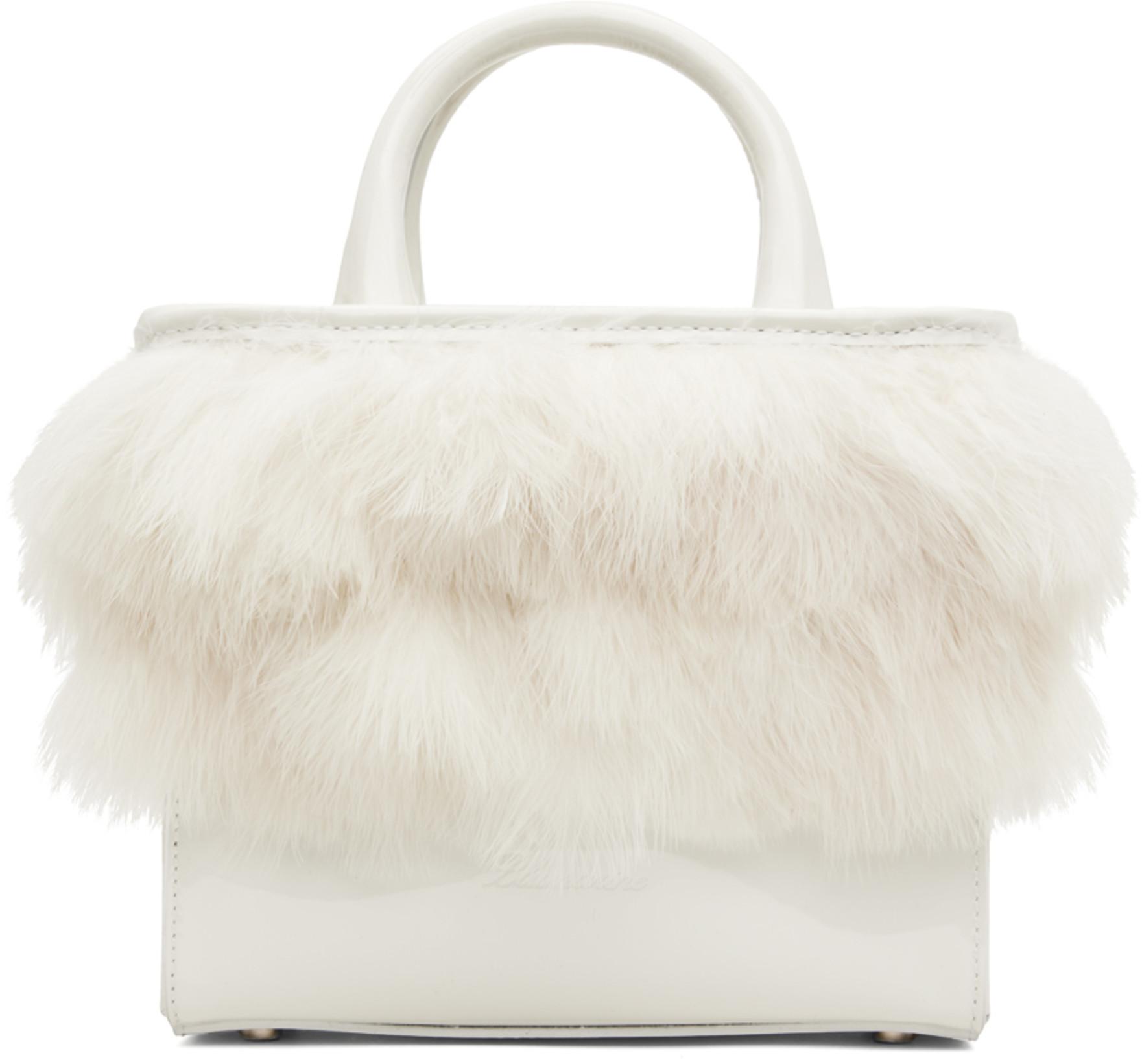 White Feather Bag by BLUMARINE