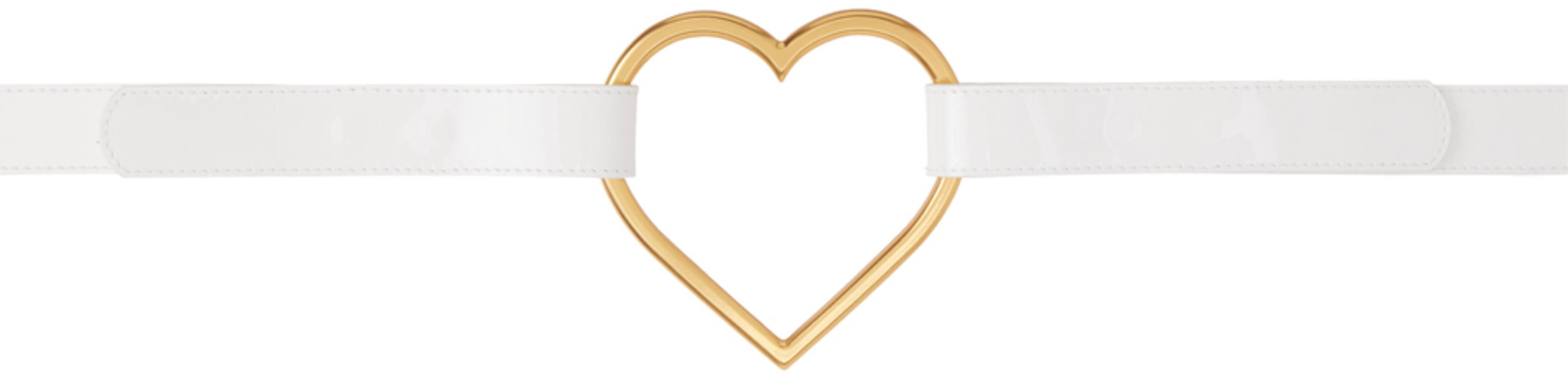 White Heart Belt by BLUMARINE
