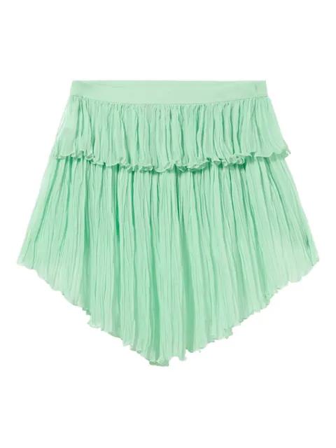 asymmetric-hem mini skirt by BLUMARINE