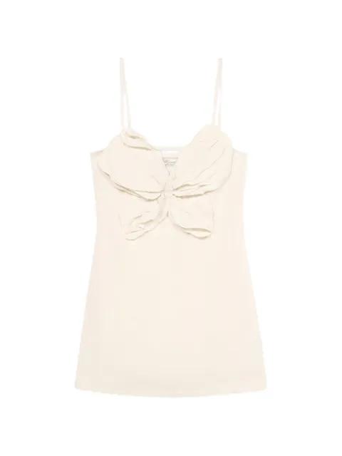 butterfly-applioqué mini dress by BLUMARINE