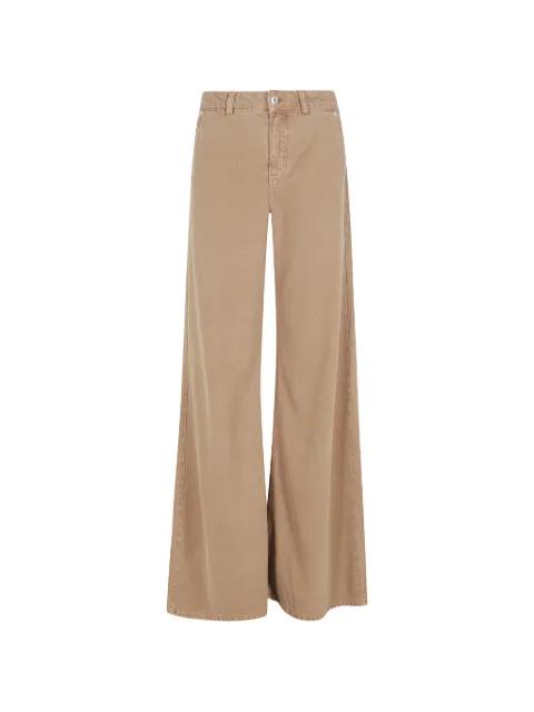 button wide-leg jeans by BLUMARINE