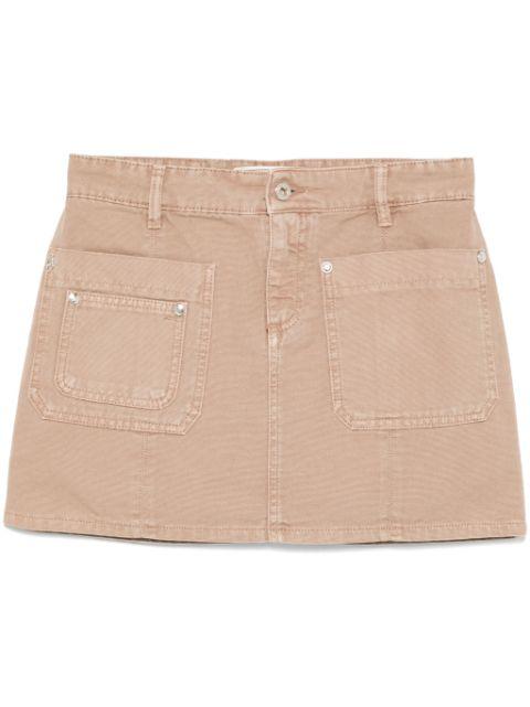 canvas mini skirt by BLUMARINE