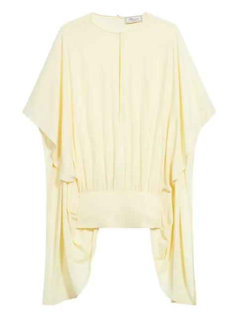 cap-sleeve blouse by BLUMARINE
