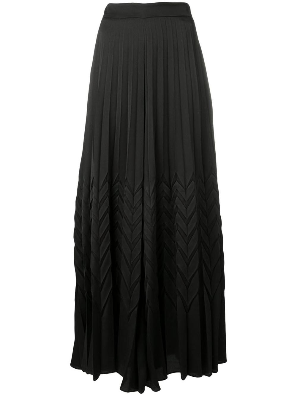 chevron palazzo trousers by BLUMARINE