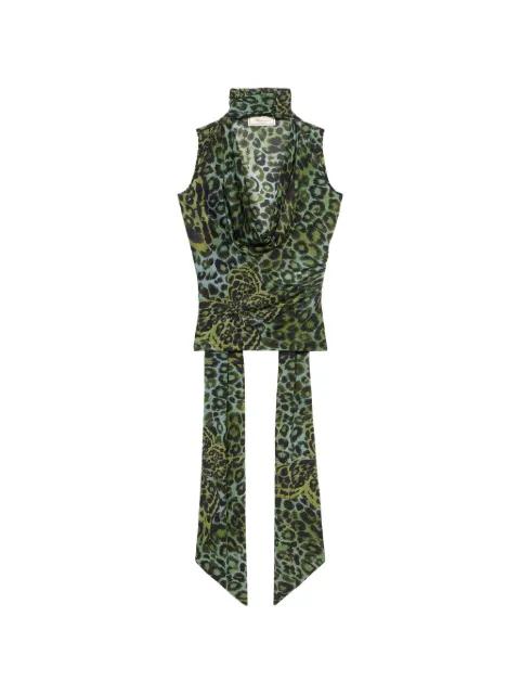 cowl-neck top by BLUMARINE