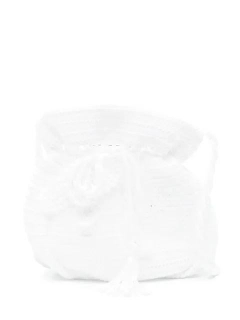 crochet corss body bag by BLUMARINE