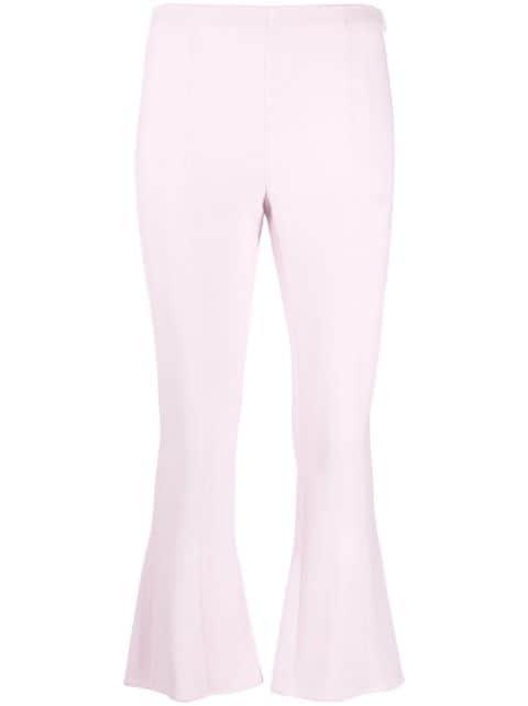 cropped flared trousers by BLUMARINE