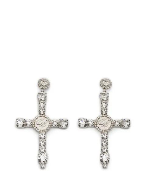 cross earrings by BLUMARINE