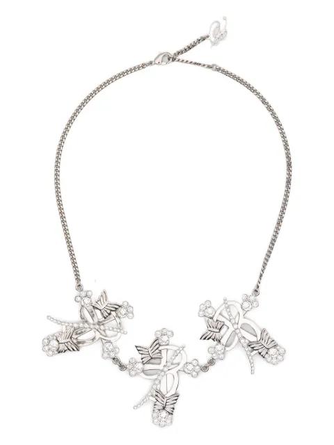 cross-embellished choker by BLUMARINE
