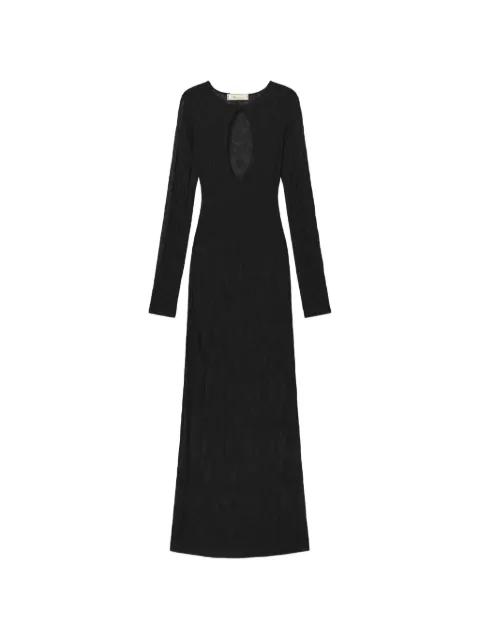cut-out detail maxi dress by BLUMARINE