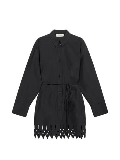 cutout shirt dress by BLUMARINE