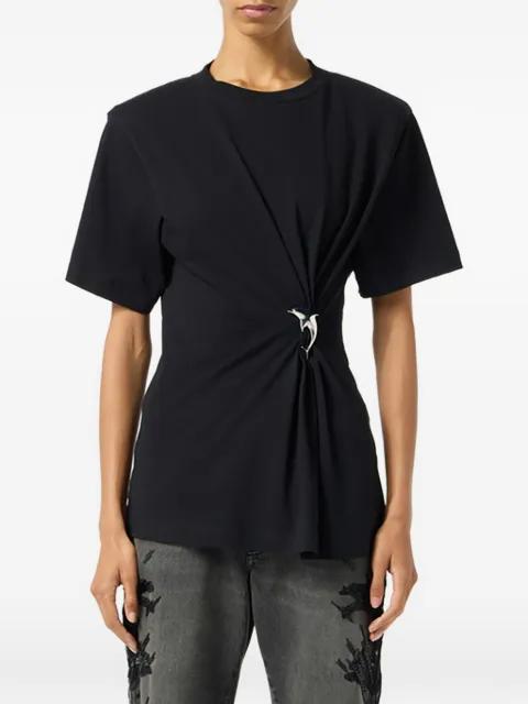 dolphin-detail T-shirt by BLUMARINE