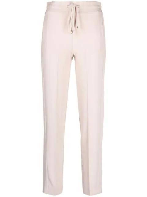 drawstring slim-fit trousers by BLUMARINE