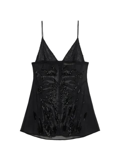 embroidered top by BLUMARINE