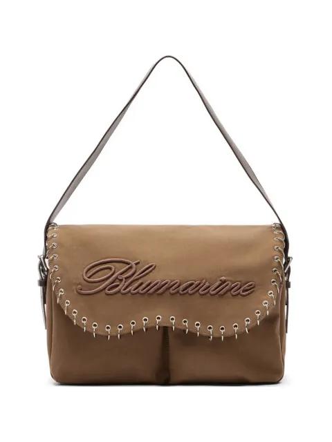 embroidery embellishment shoulder bag by BLUMARINE