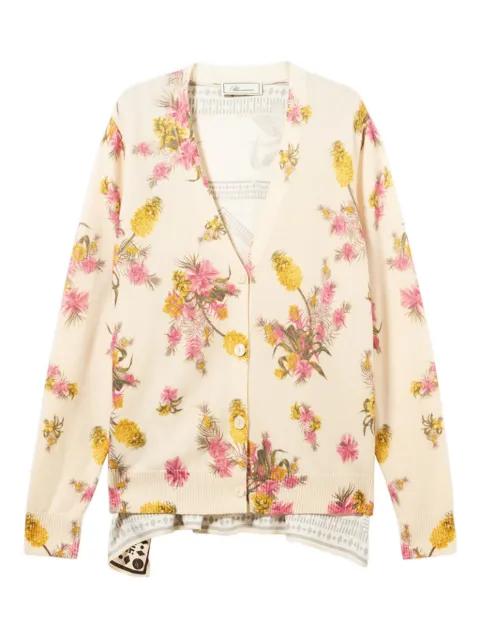 floral-print cardigan by BLUMARINE