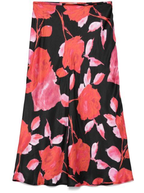 floral-print midi skirt by BLUMARINE