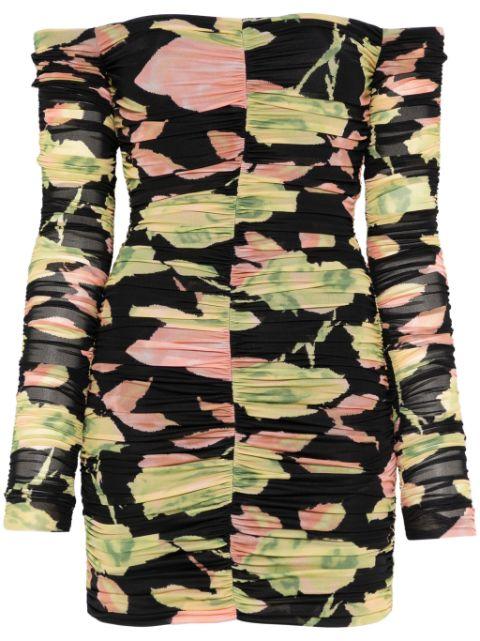 floral-print mini dress by BLUMARINE