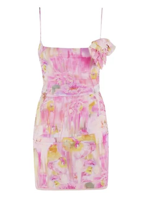 floral-print minidress by BLUMARINE