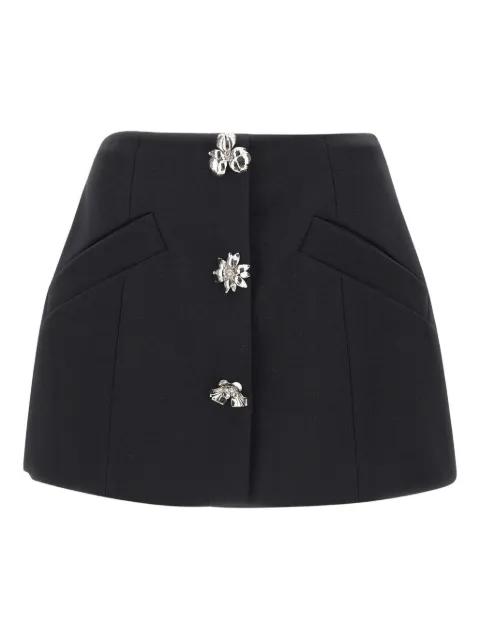 flower-embellished mini skirt by BLUMARINE