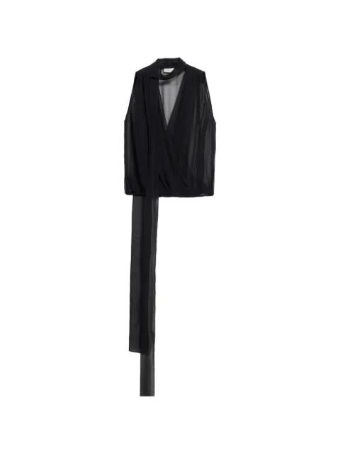 georgette sash top by BLUMARINE