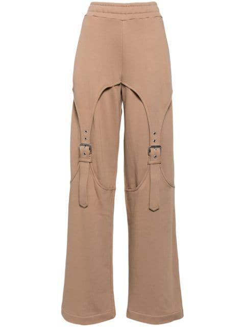 guêpière cotton track pants by BLUMARINE