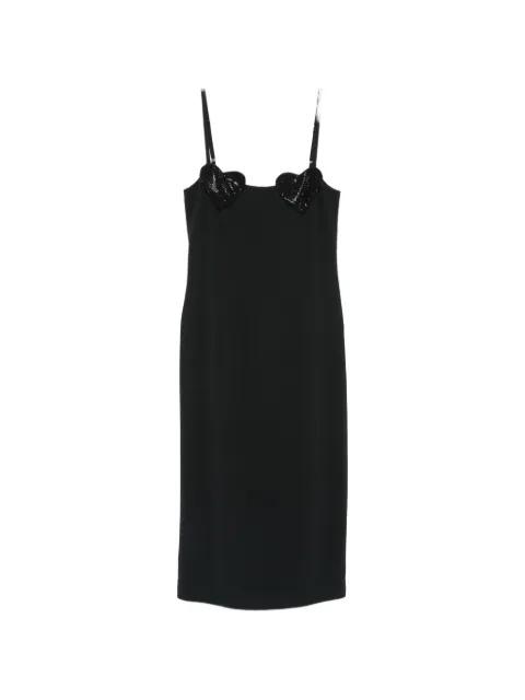 heart-motif embellished midi dress by BLUMARINE