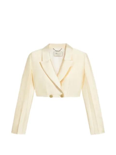 lace crop jacket by BLUMARINE