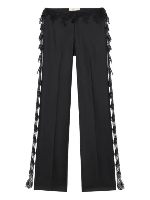 lace-detail trousers by BLUMARINE