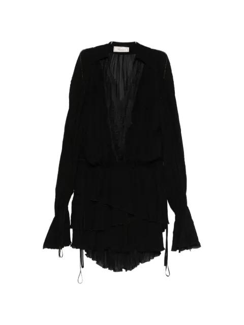 lace-trim mini dress by BLUMARINE