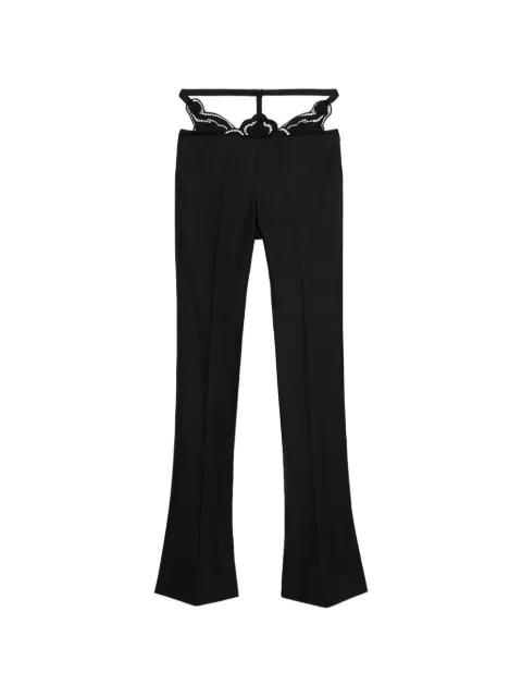 lace trousers by BLUMARINE