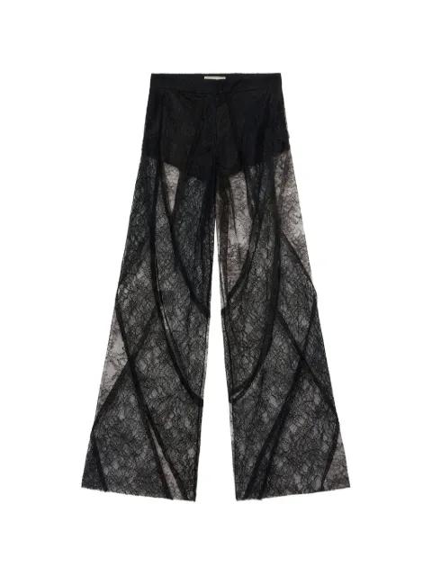 lace trousers by BLUMARINE