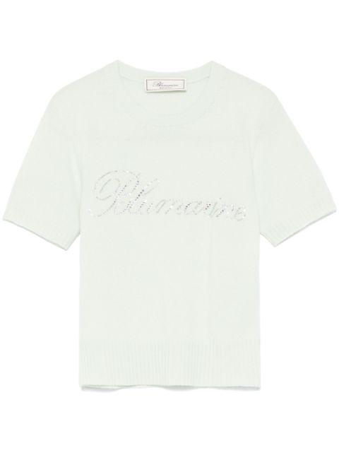 logo-appliqué T-shirt by BLUMARINE