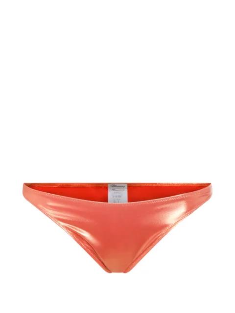 logo-detail bikini bottom by BLUMARINE