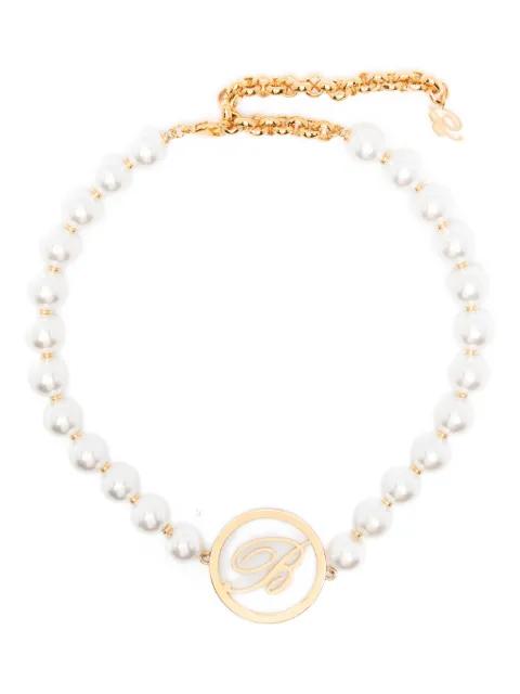 logo-detail necklaces by BLUMARINE