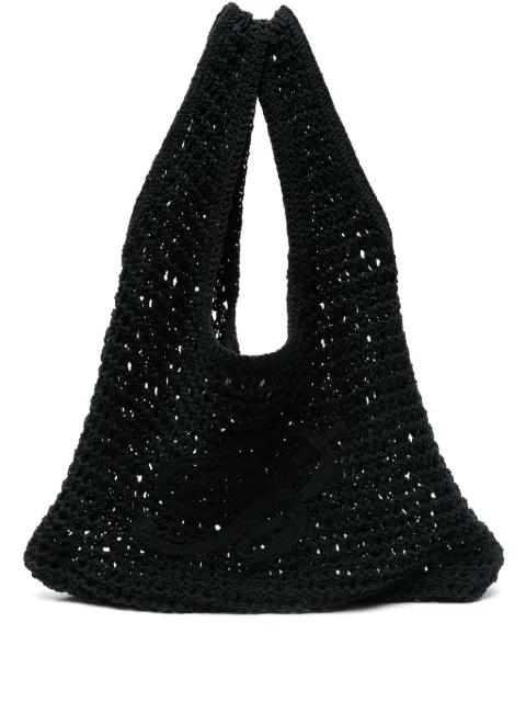 logo-embroidered shoulder bag by BLUMARINE