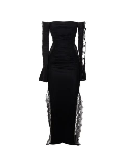 long-sleeved lace dress by BLUMARINE