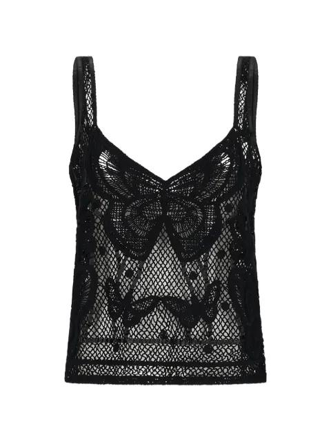 macramé top by BLUMARINE