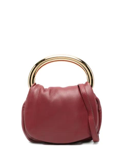 mini Ring leather tote bag by BLUMARINE