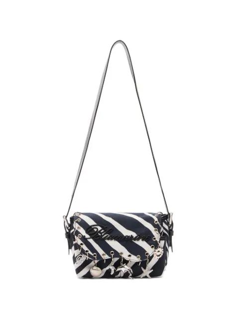 mini striped shoulder bag by BLUMARINE