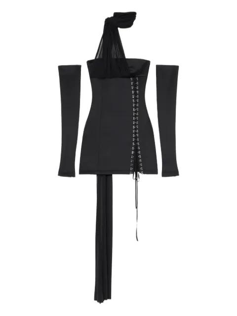 off-shoulder mini dress by BLUMARINE