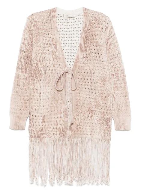 open-knit cardigan by BLUMARINE