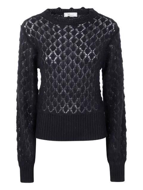 open-knit sweater by BLUMARINE